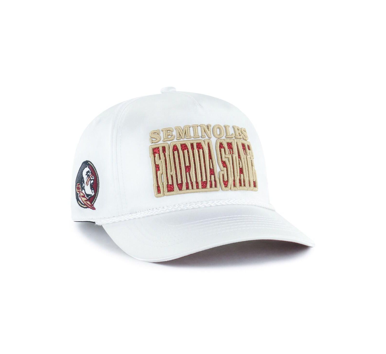 '47 Brand Women's White Florida State Seminoles Outspoken Hitch Adjustable Hat