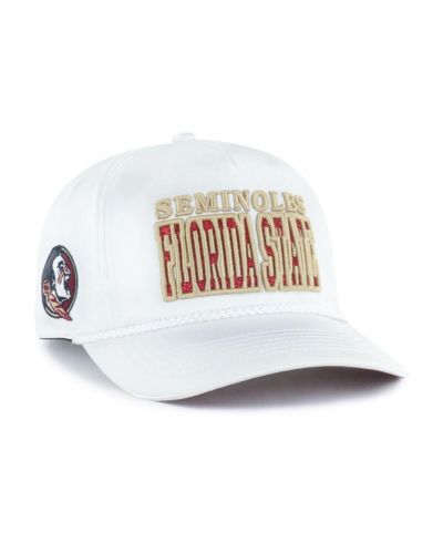 '47 Brand Women's White Florida State Seminoles Outspoken Hitch Adjustable Hat