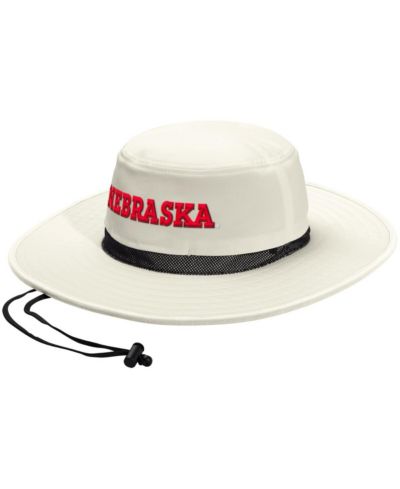 Adidas Men's and Women's Cream Nebraska Huskers Wide Brim Boonie Bucket Hat