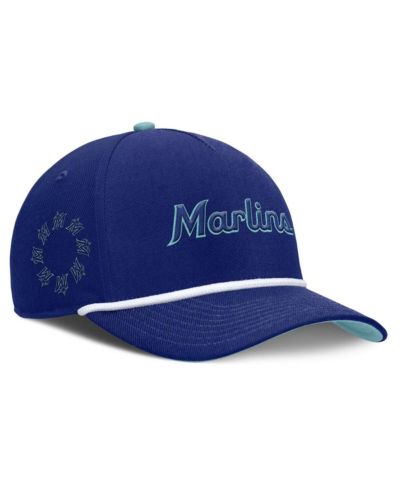 Nike Men's Royal Miami Marlins Father's Day Rise Adjustable Hat