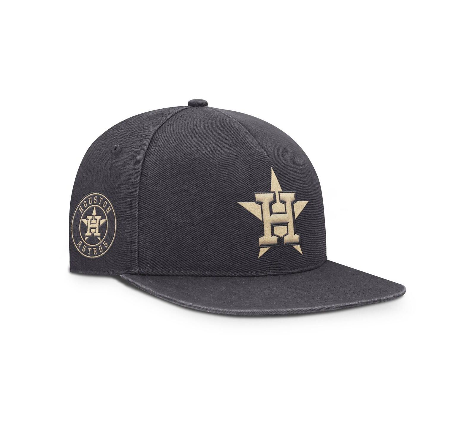 Nike Мужская кепка Houston Astros Monotone Pro Adjustable, антрацит