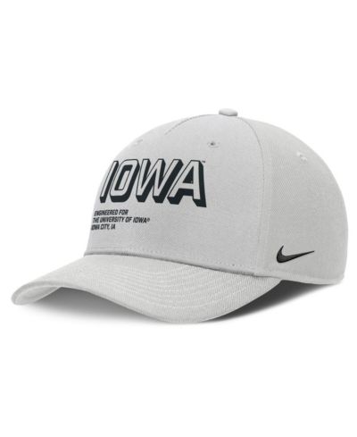 Nike Men's Gray Iowa Hawkeyes 2025 Sideline Dust Pinched Rise Adjustable Hat