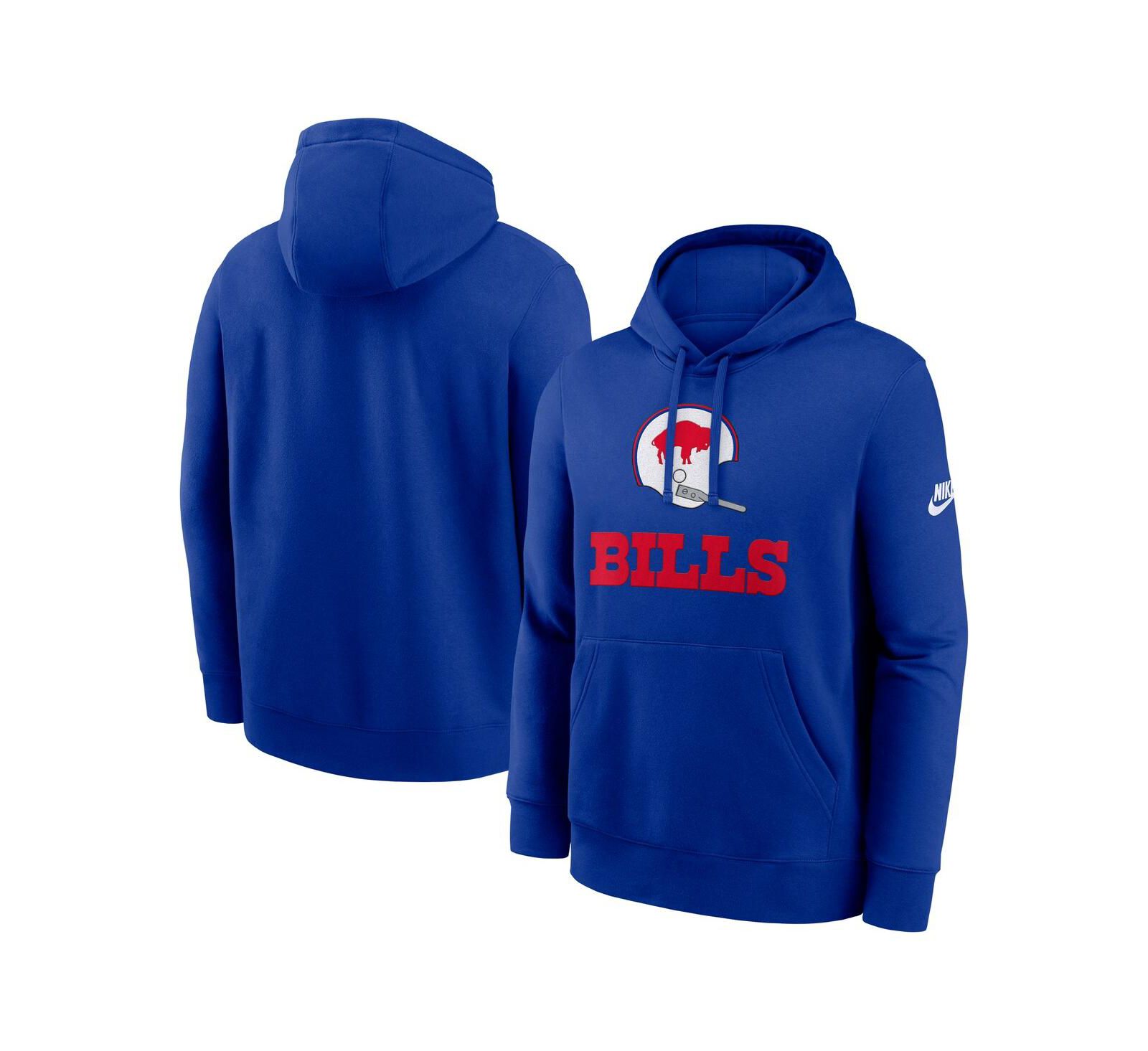 Мужское худи Nike Royal Buffalo Bills Best Season Rewind Club Pullover