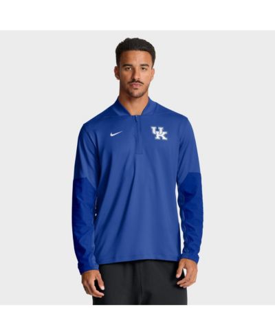 Мужская толстовка Nike Kentucky Wildcats One Goal Performance Half-Zip Pullover Sweatshirt Royal