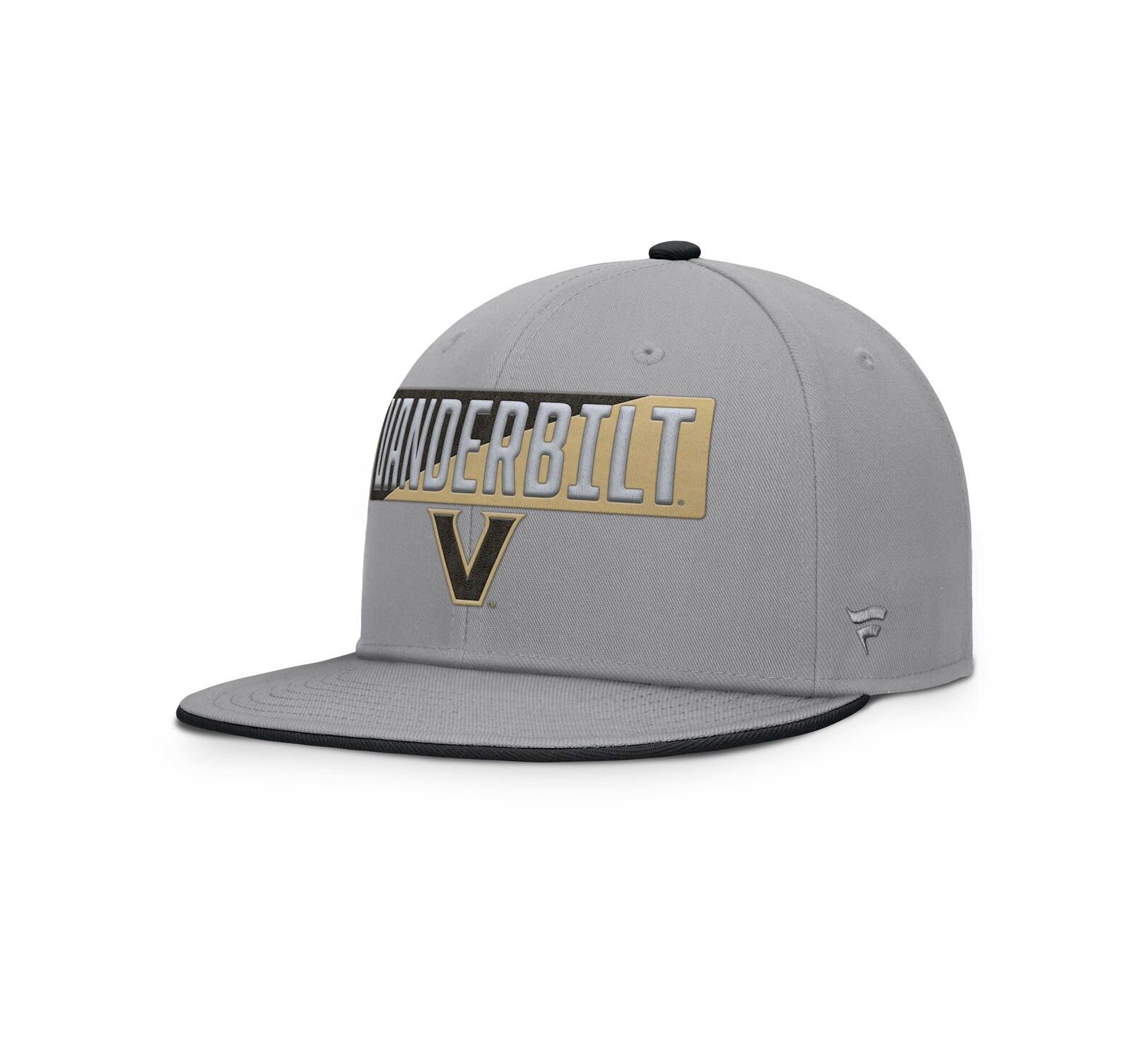 Мужская кепка Fanatics Gray Vanderbilt Commodores Duo Snapback