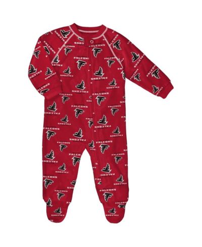 Детский комбинезон Outerstuff Infant Red Atlanta Falcons Allover Print Raglan Full-Zip