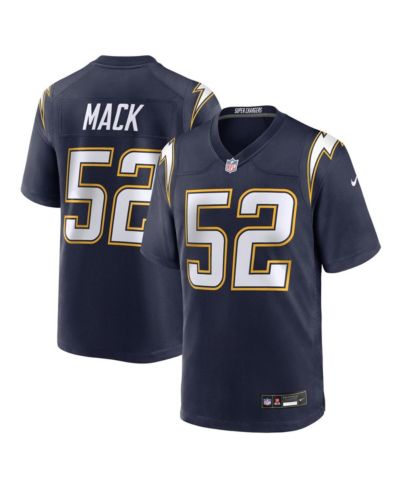 Мужская игровая джерси Nike Khalil Mack Los Angeles Chargers Alternate Super Chargers Navy
