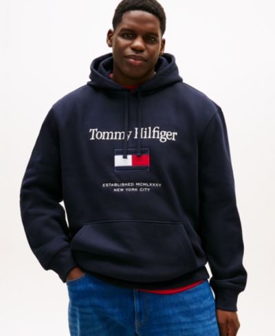 Мужское худи Tommy Hilfiger Big & Tall Embroidered Flag