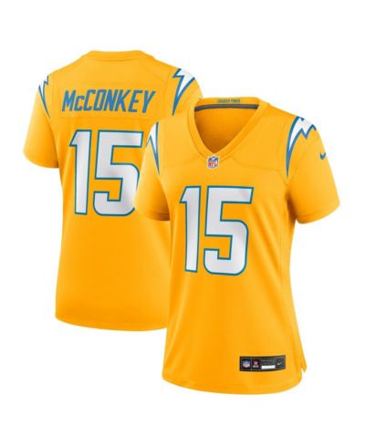 Nike Women's Ladd McConkey Gold Los Angeles Chargers Alternate Charger Power Game Jersey