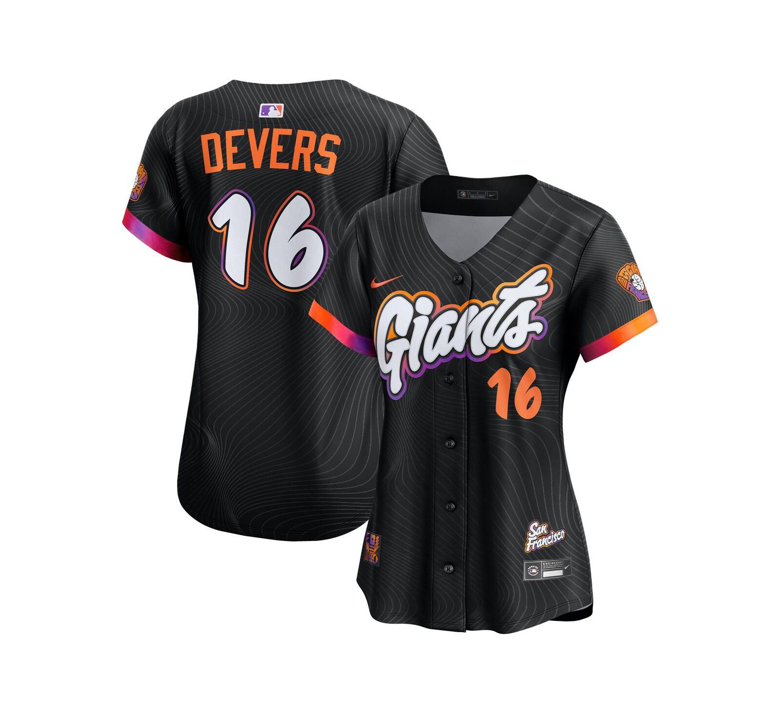 Женская джерси Nike Rafael Devers San Francisco Giants 2025 City Connect