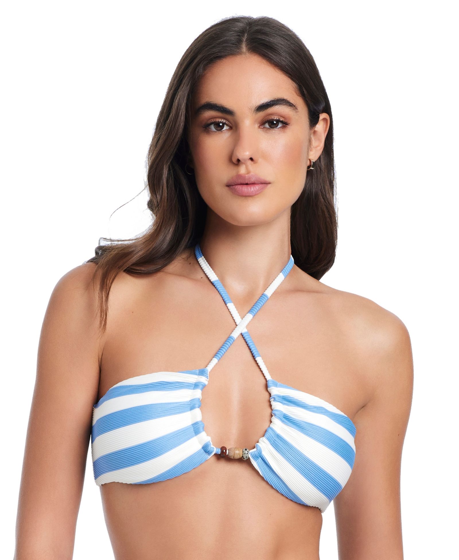 Женский купальный топ Red Carter Crossing Paths Halter Tie Bikini