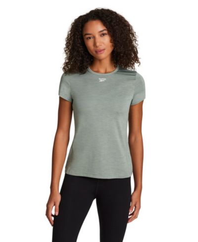 Женская спортивная футболка Reebok Marled Crewneck Performance