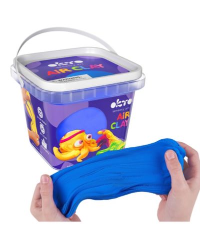 Самозатвердевающая глина OKTO Air-Dry Clay, синяя