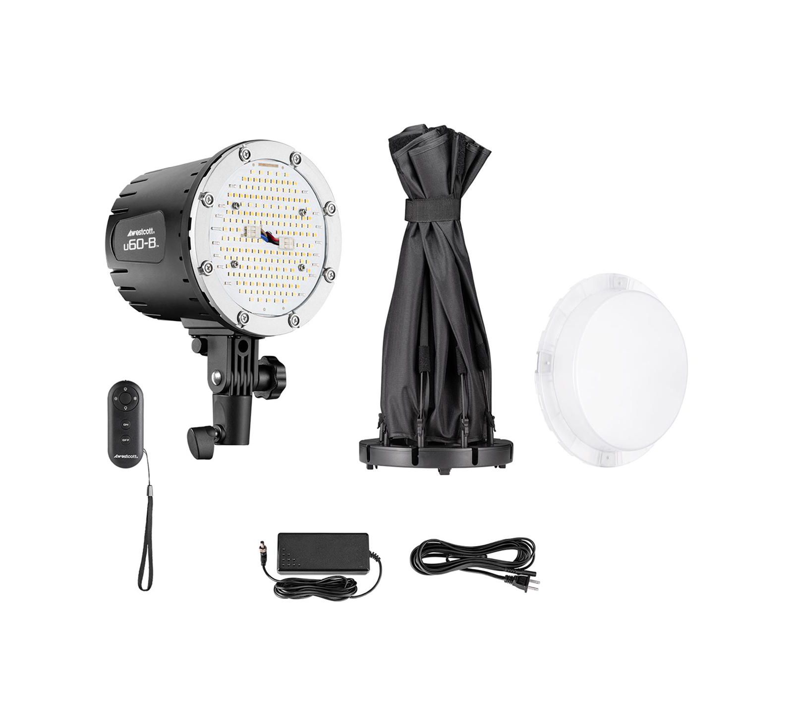 Westcott U60-B 60W Bi-Color LED 1-Light Softbox Kit