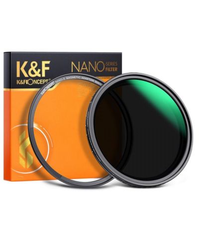 K&F Concept 58mm Nano-X ND8-128 Variable Magnetic Neutral Density Lens Filter for 58mm Lenses