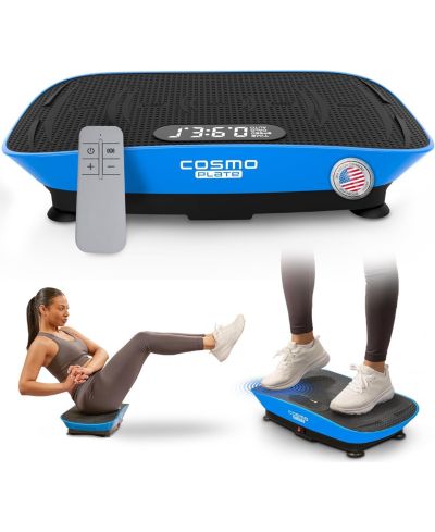 Lifepro Auto-Start Vibration Plate - Whole Body Oscillation Machine with Bluetooth, 10 Speed Levels, Remote & Bands for Lymphatic Drainage