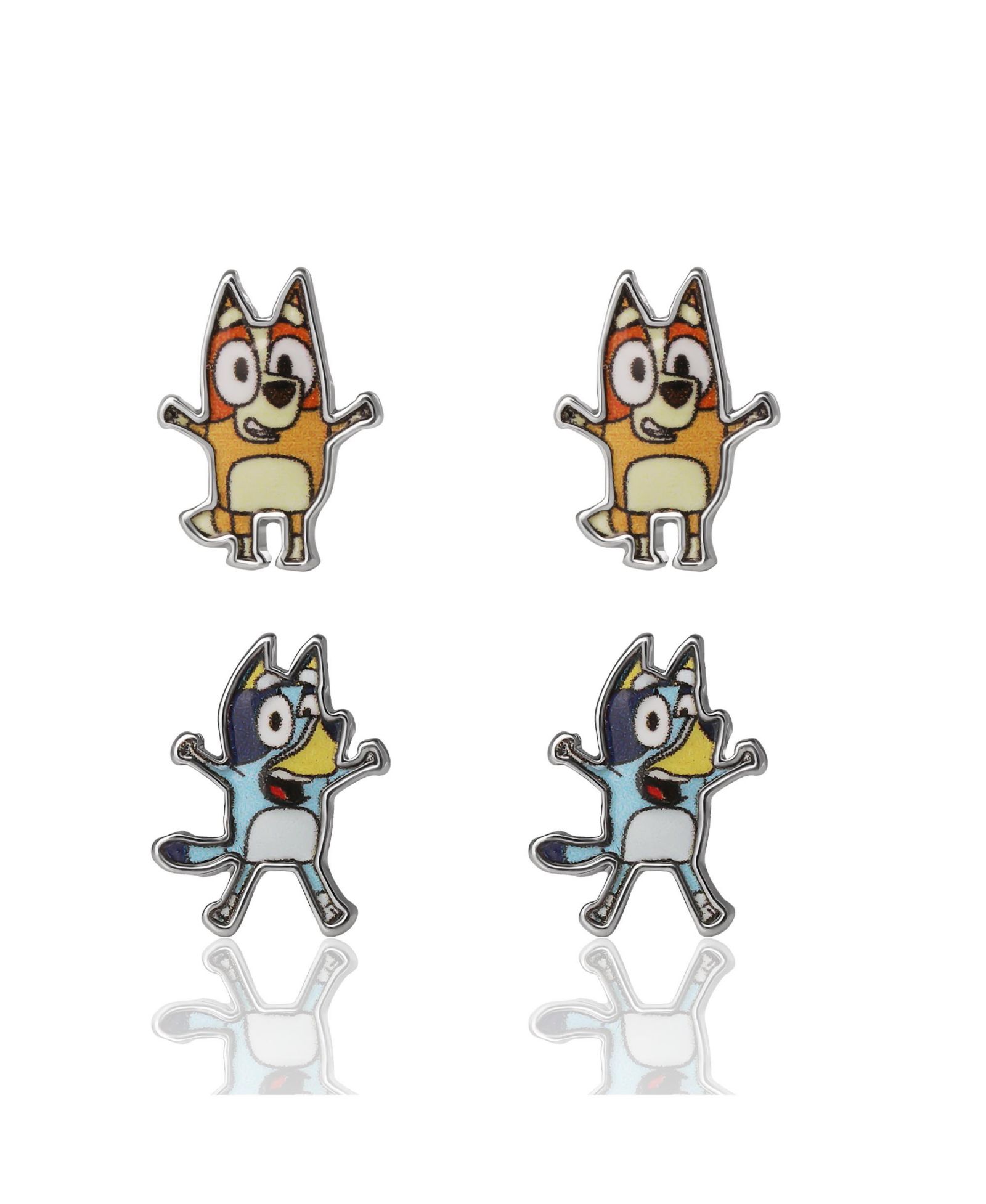 Набор сережек-гвоздиков Bluey and Bingo 2-Pack Stud