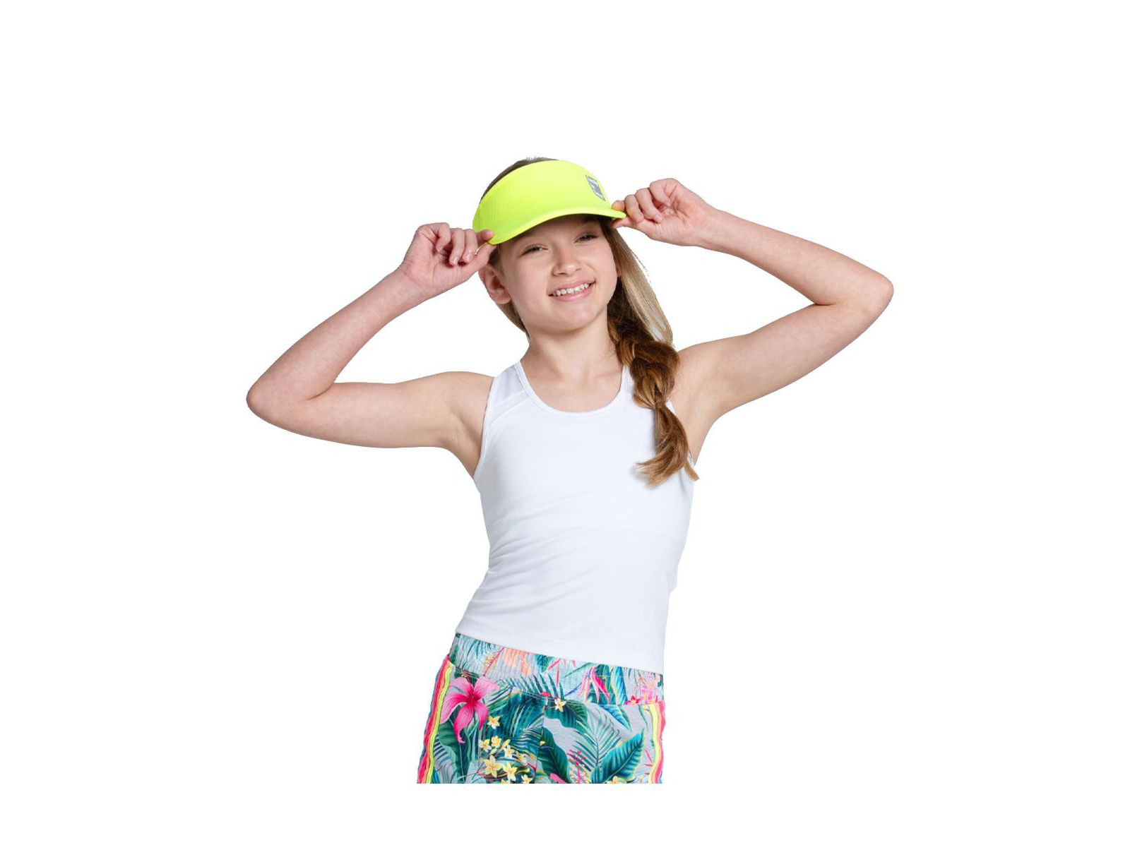 Детская майка Lucky In Love Girls Mia Tennis Tank Top с бюстгальтером
