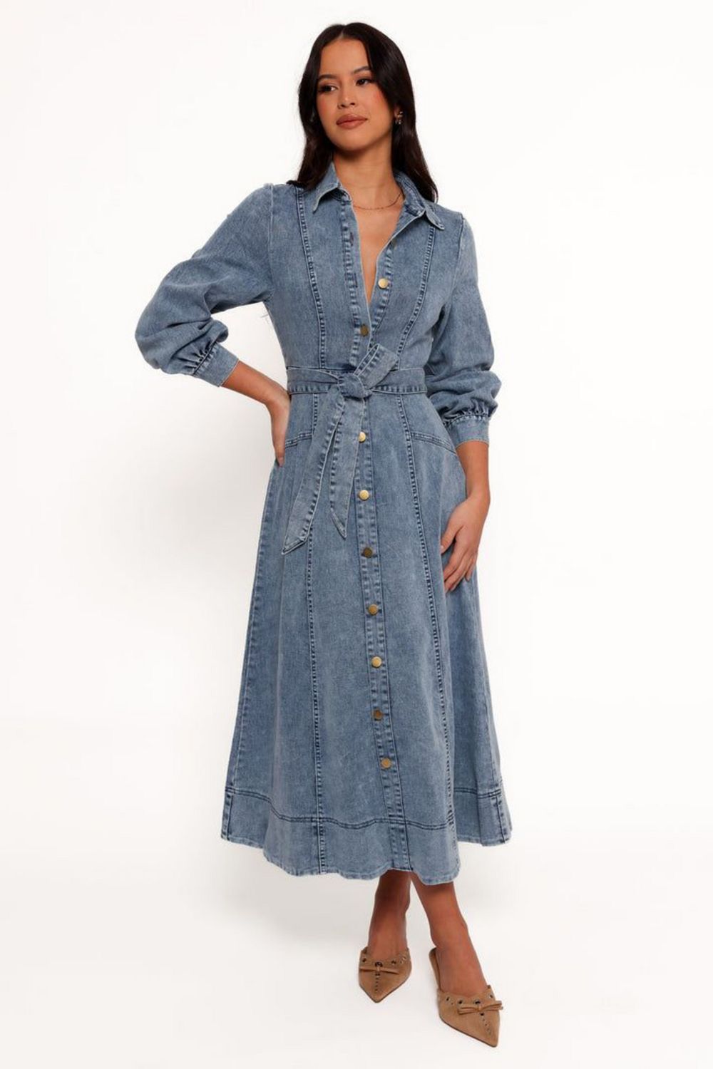 Макси-платье Petal and Pup Women's Emberly из денима, M