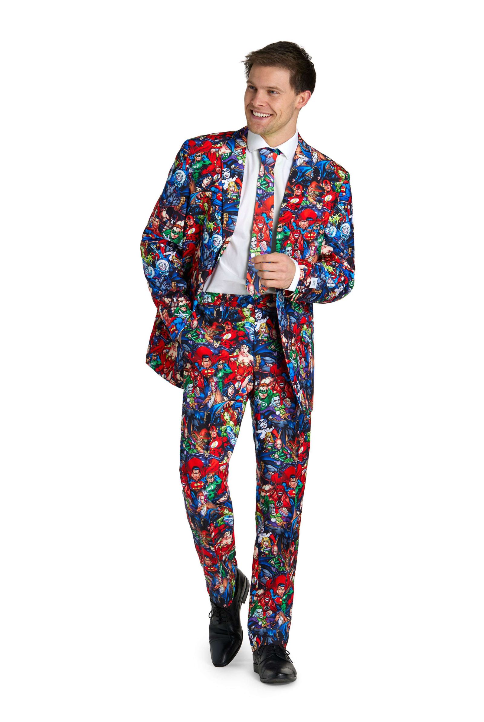 OppoSuits Men's Theme Party Suit DC Heroes