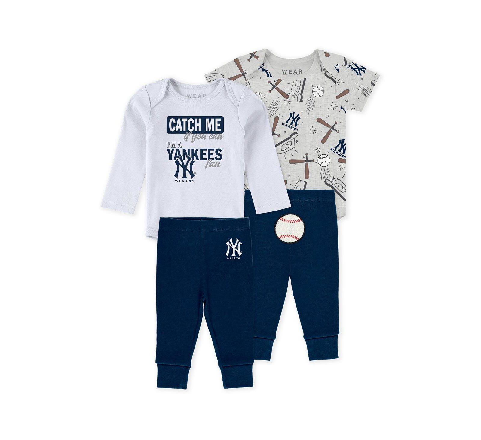 Комплект WEAR by Erin Andrews New York Yankees Bodysuit and Pants Set для малышей