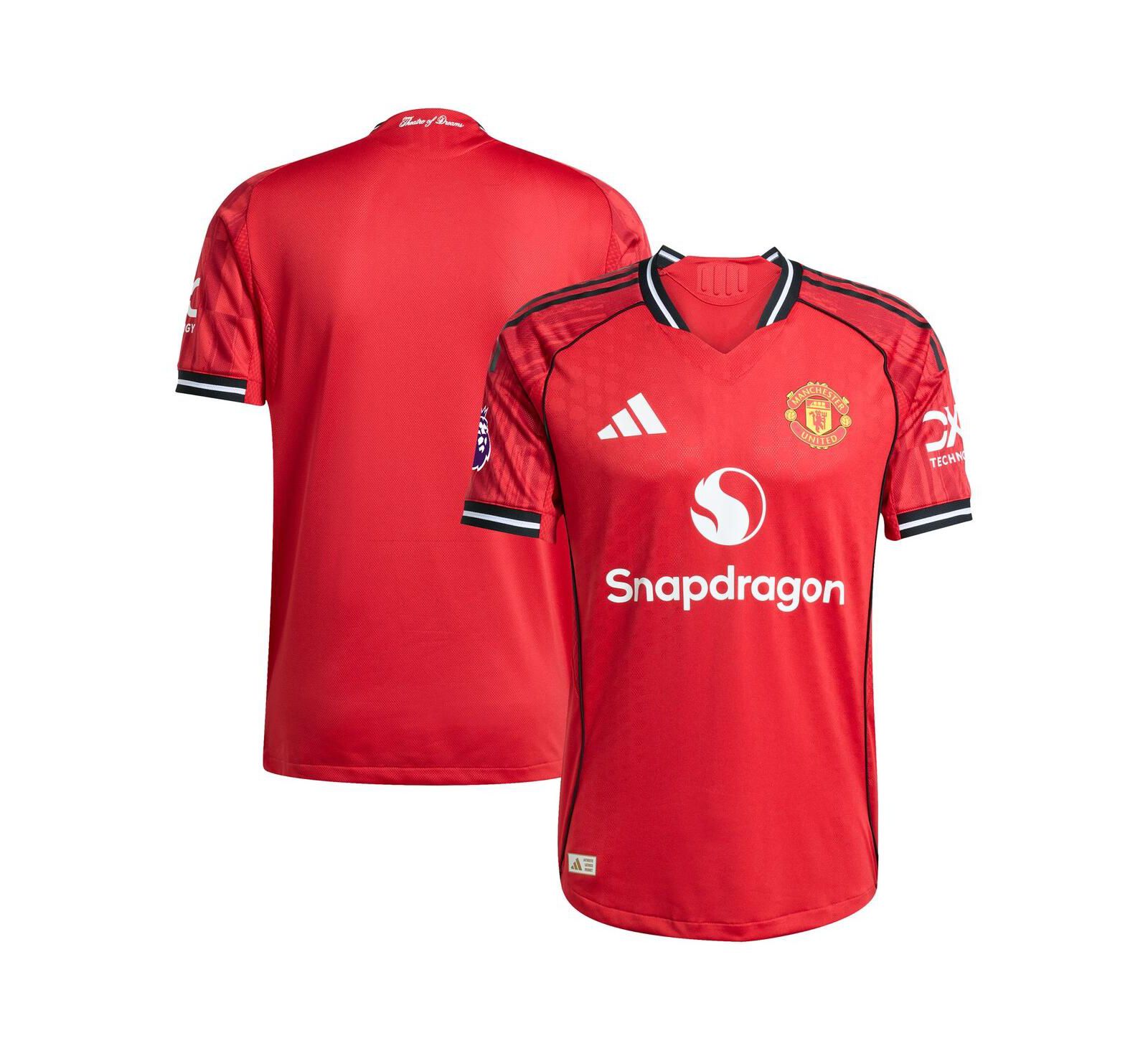 Джерси adidas Men's Red Manchester United Home 2025/26 Authentic Player