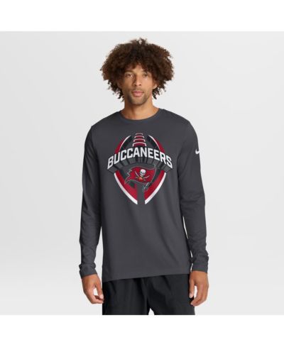 Мужская футболка Nike Tampa Bay Buccaneers Primetime Legend Icon с длинным рукавом, цвет антрацит
