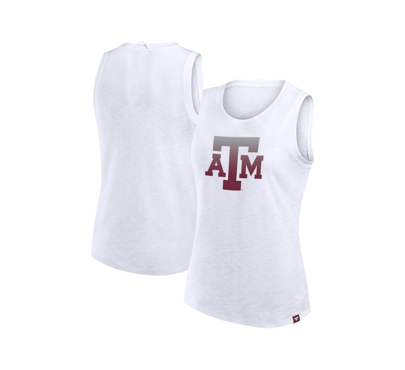 Женский топ Fanatics White Texas A&M Aggies Activate Slub
