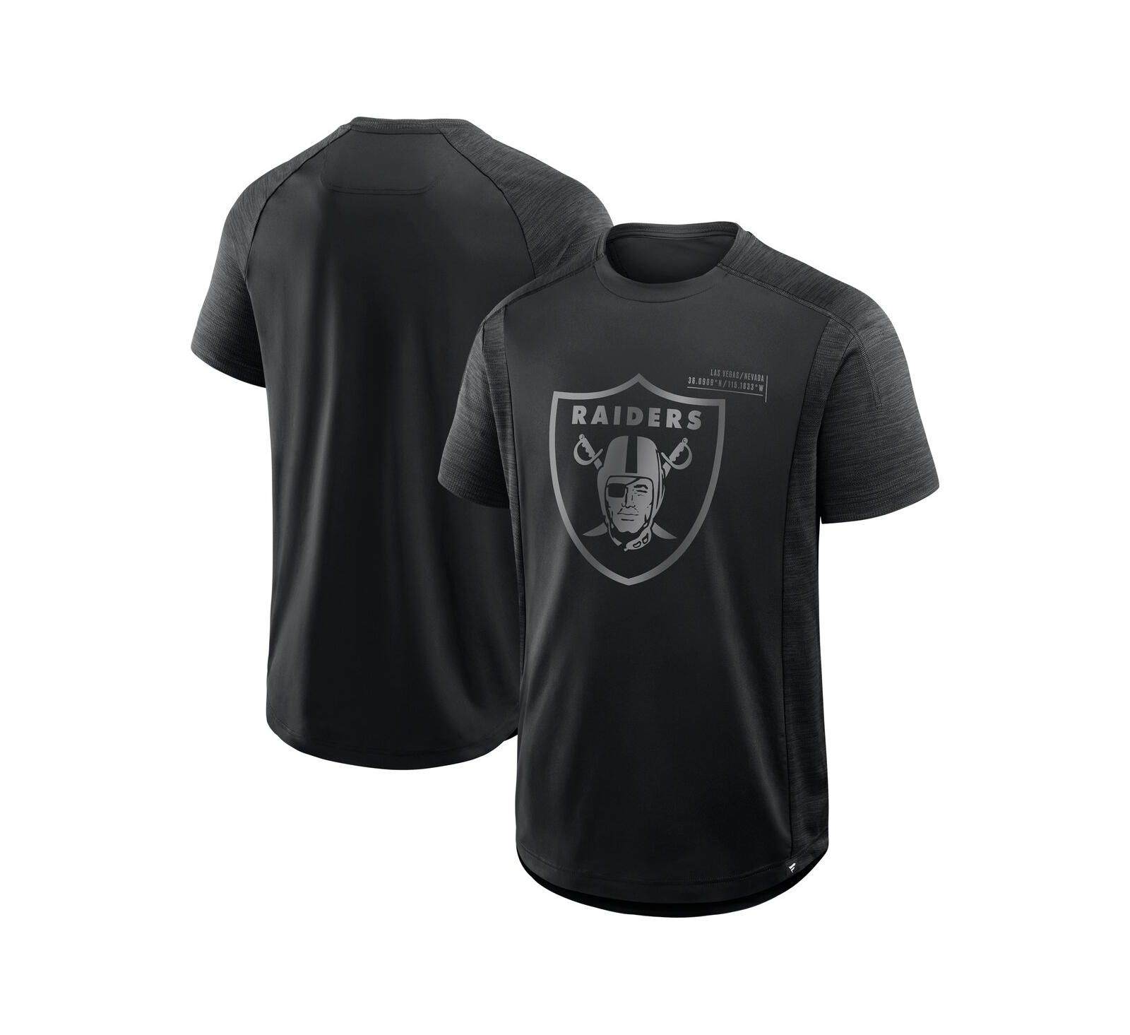 Fanatics Men's Black Las Vegas Raiders Deceptive Juke T-Shirt