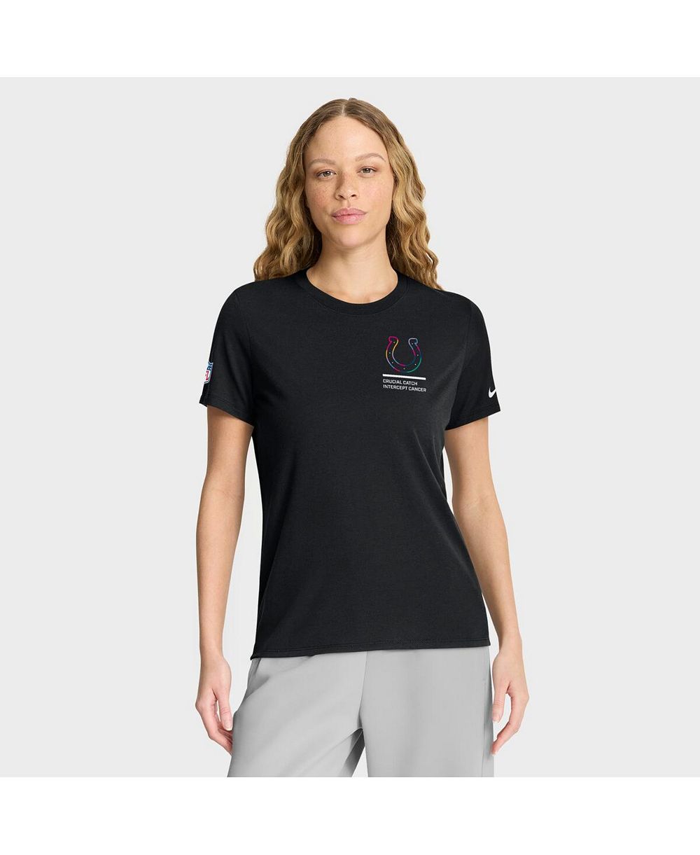 Nike Women's Black Indianapolis Colts 2025 NFL Crucial Catch Tri-Blend Dri-FIT T-Shirt