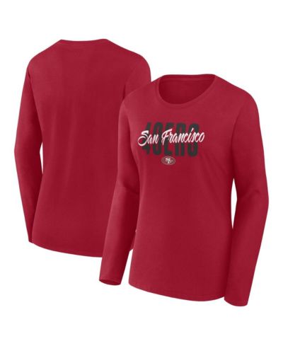 Logo Athletic Женская футболка с длинным рукавом San Francisco 49ers