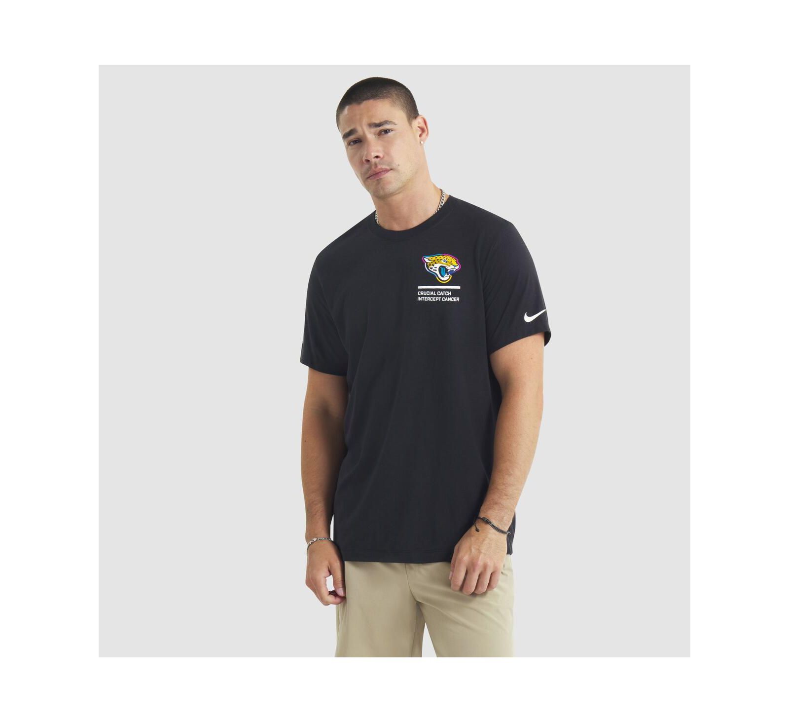 Nike Men's Black Jacksonville Jaguars 2025 NFL Crucial Catch Tri-Blend Dri-FIT T-Shirt