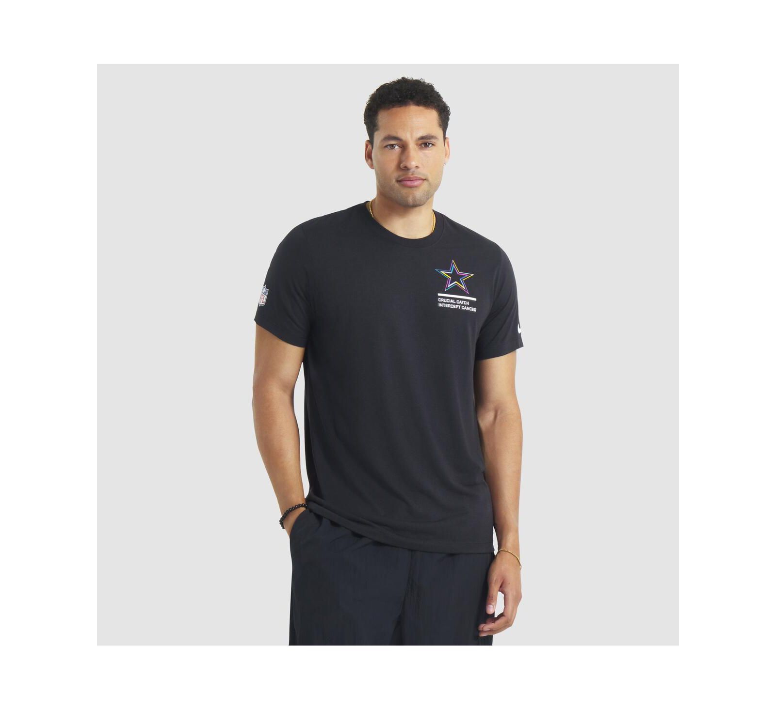 Nike Men's Black Dallas Cowboys 2025 NFL Crucial Catch Tri-Blend Dri-FIT T-Shirt