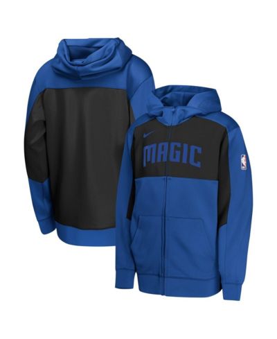 Худи Nike Big Boys and Girls Blue/Black Orlando Magic Authentic On-Court Showtime Performance Full-Zip