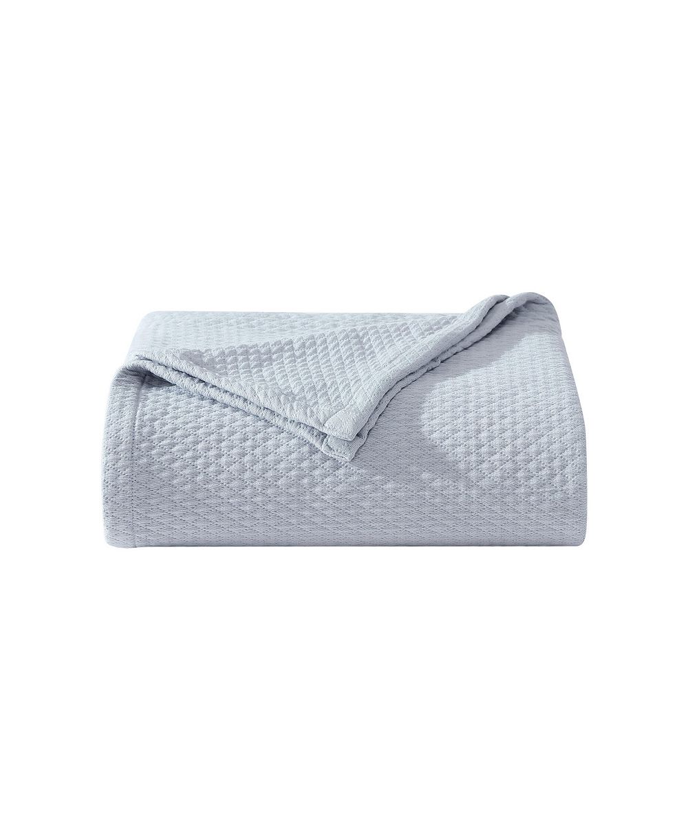 Vera Wang Solid Matelesse Cotton Blanket, Full/Queen