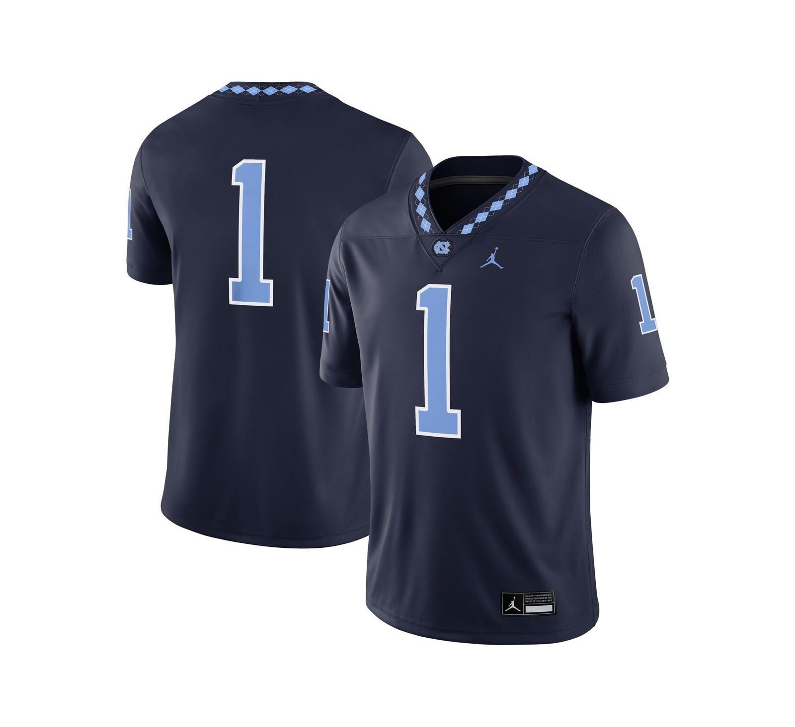 Jordan Мужская джерси North Carolina Tar Heels Alternate Game