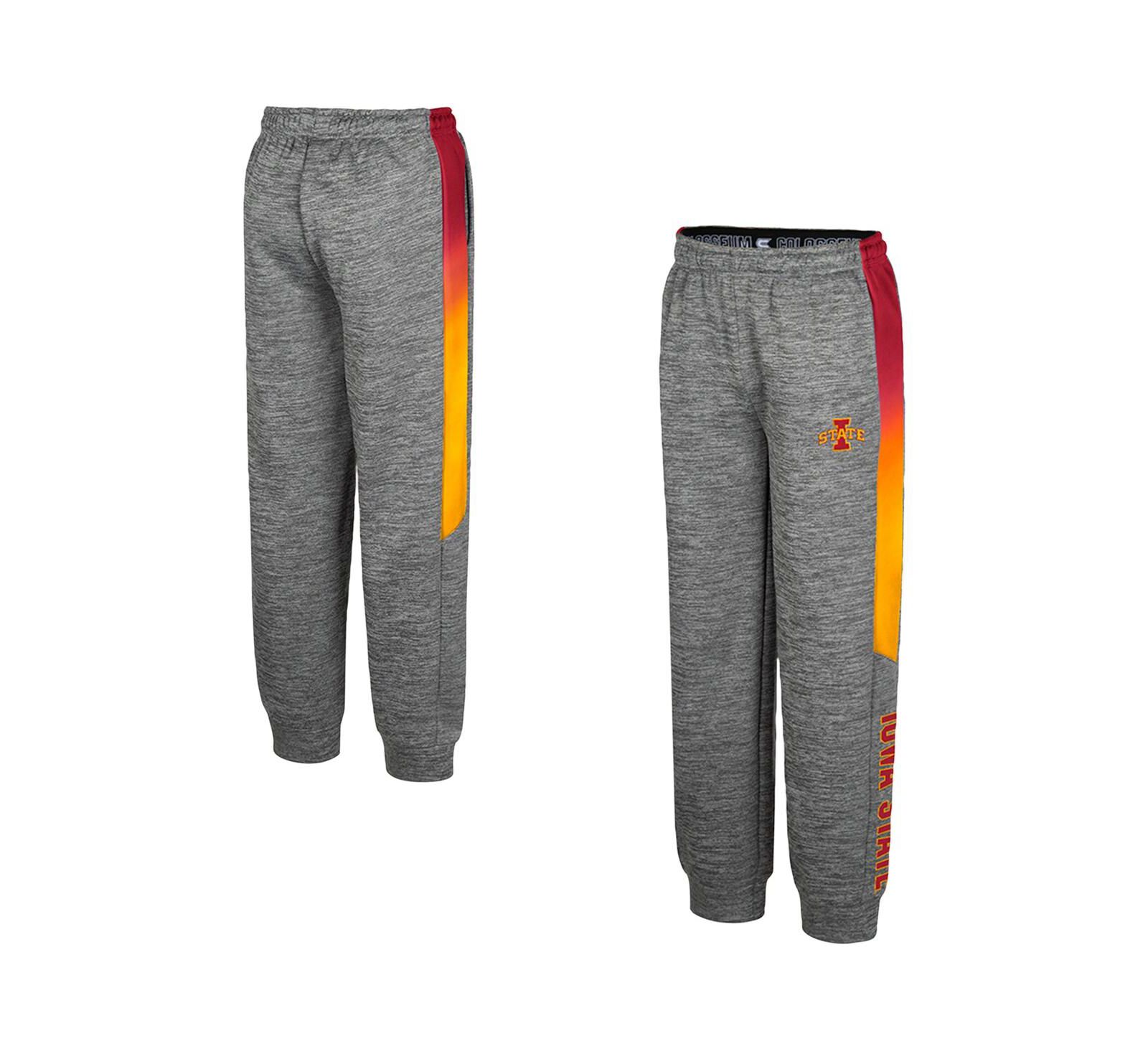 Брюки Colosseum Big Boys and Girls Gray Iowa State Cyclones The Gang