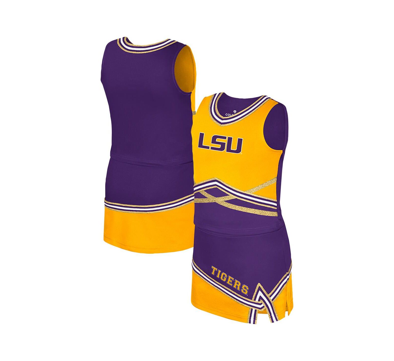 Детский костюм Colosseum Big Girls 2-Piece Purple LSU Tigers Lollipop Park
