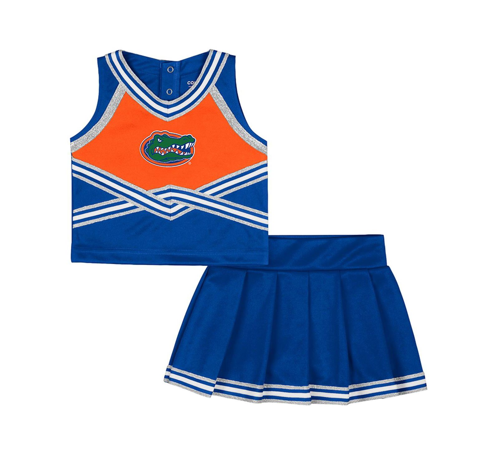 Colosseum Girls Toddler 2-Piece Royal Florida Gators Lollipop Park Cheer Set