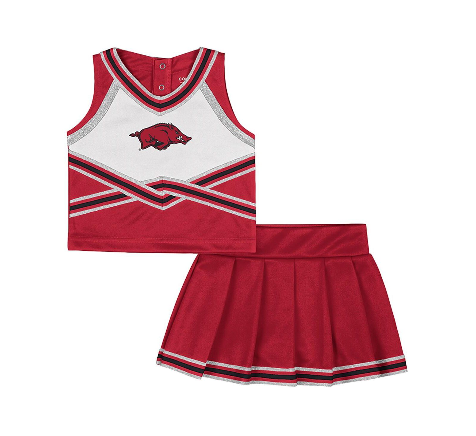 Детский костюм Colosseum Girls Toddler 2-Piece Cardinal Arkansas Razorbacks Lollipop Park