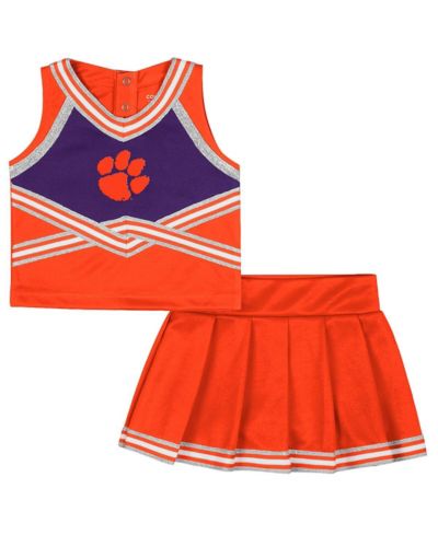 Детский набор Colosseum Girls Toddler 2-Piece Orange Clemson Tigers Lollipop Park Cheer