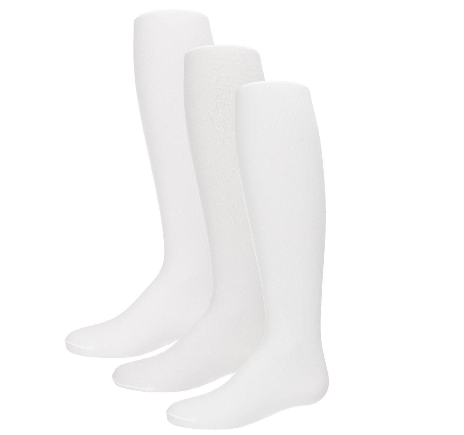 Memoi Girls 3 Pair Pack Essential Rhumba Opaque Tights