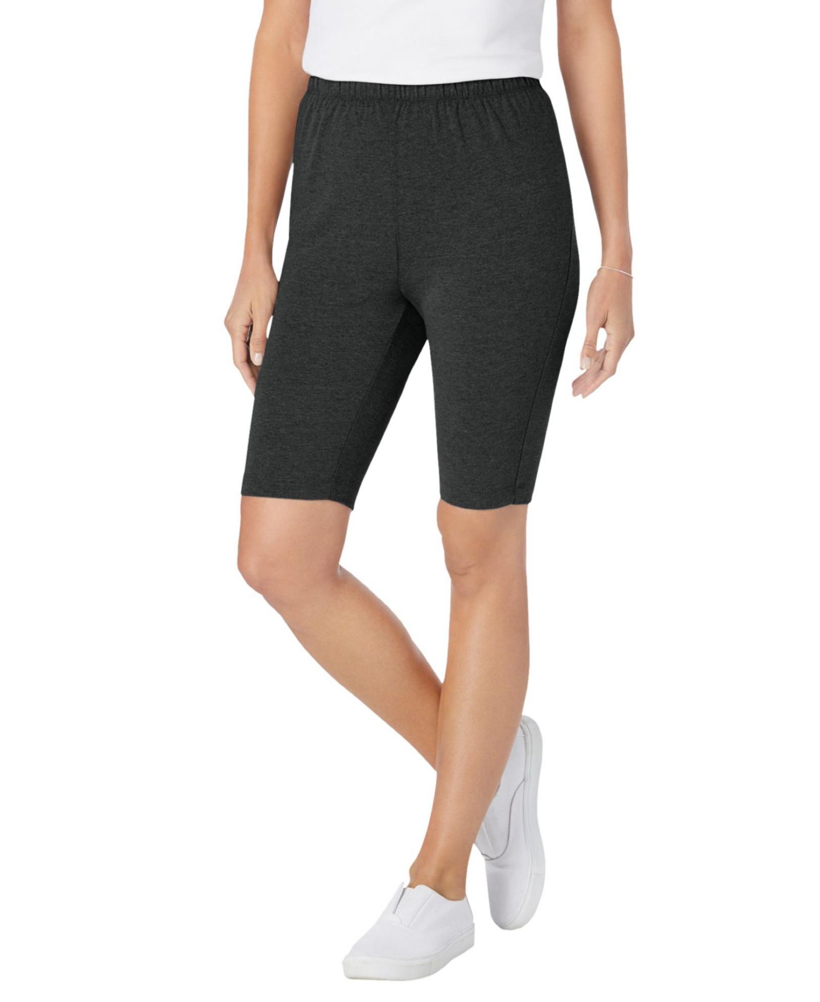 Шорты Woman Within Plus Size Within Stretch Cotton Bike