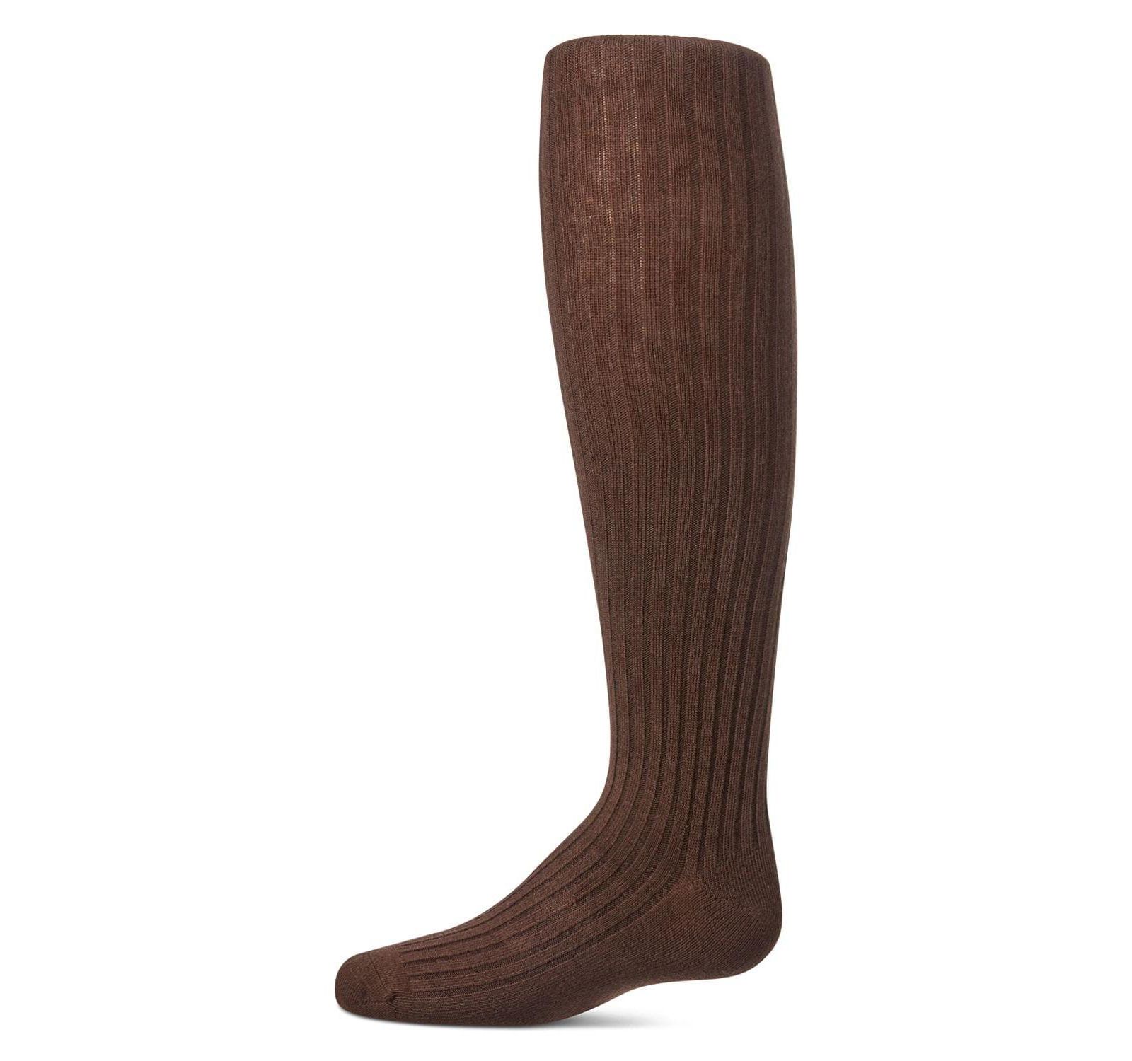 MeMoi Little Girls Ribbed Cotton Blend Sweater Tights
