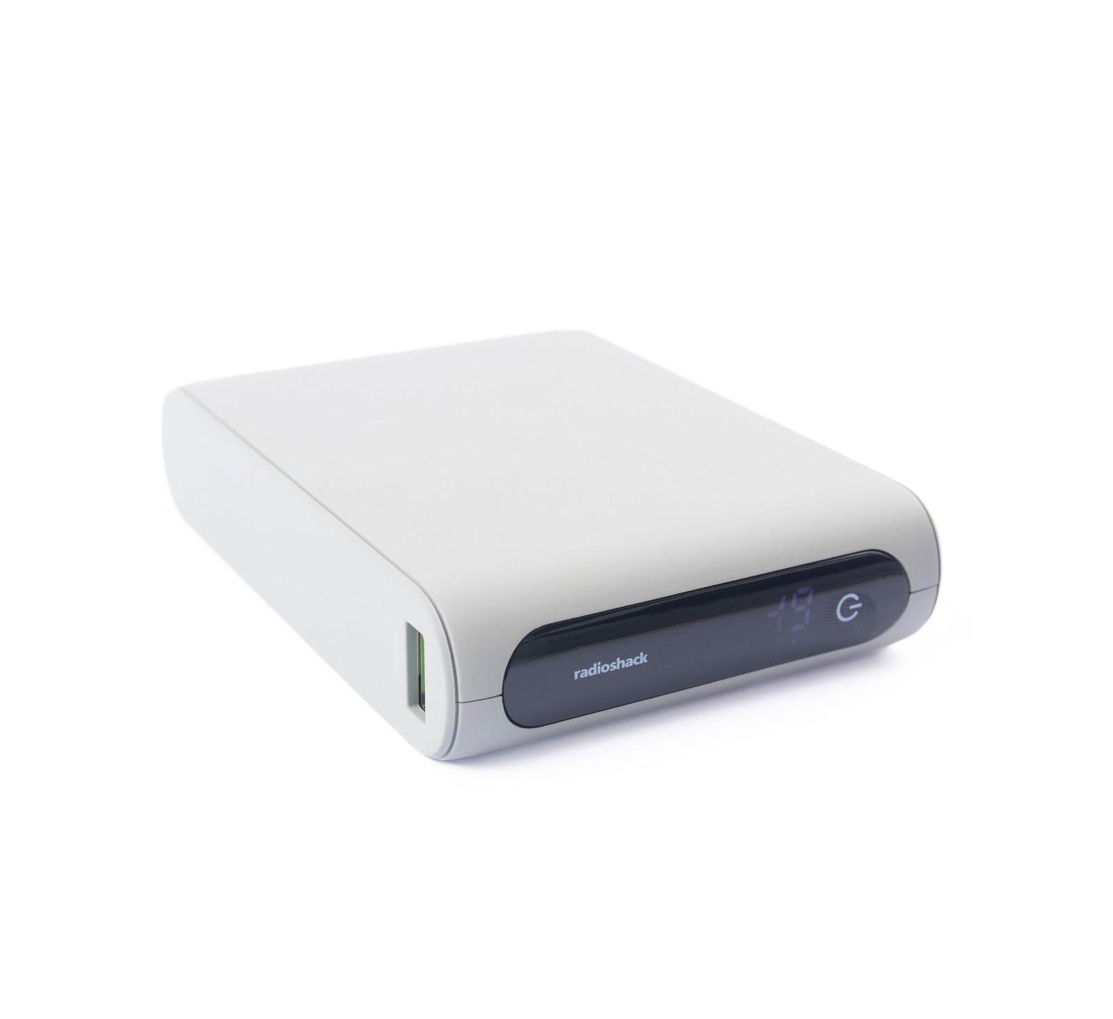RadioShack 2309274 20,000mAh цифровой внешний аккумулятор с двойным USB для смартфонов и планшетов