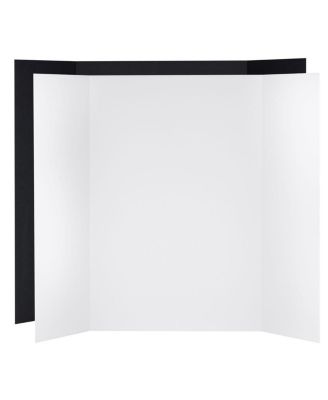 V-FLAT WORLD Tabletop V-Flat Large (3'x4'), 2-Pack, 1-White  1-Black