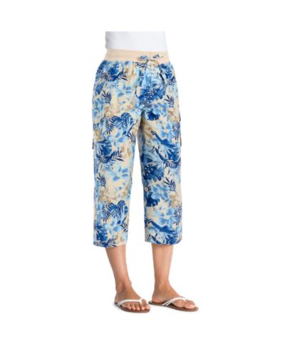 Женские брюки-карго Woman Within Convertible Length Capri/Bermuda