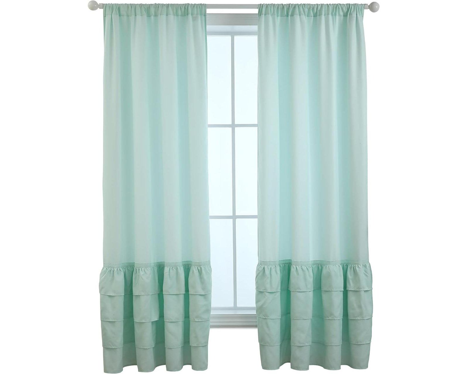 Шторы Shadisfy Pink Light Filtering Soft Microfiber Fabric Window Drapes, Thermal Insulated Grommet (42" W X 84" H, 2 Panels)
