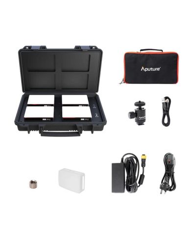 Aputure MC RGBWW Mini LED 4-Light Travel Kit