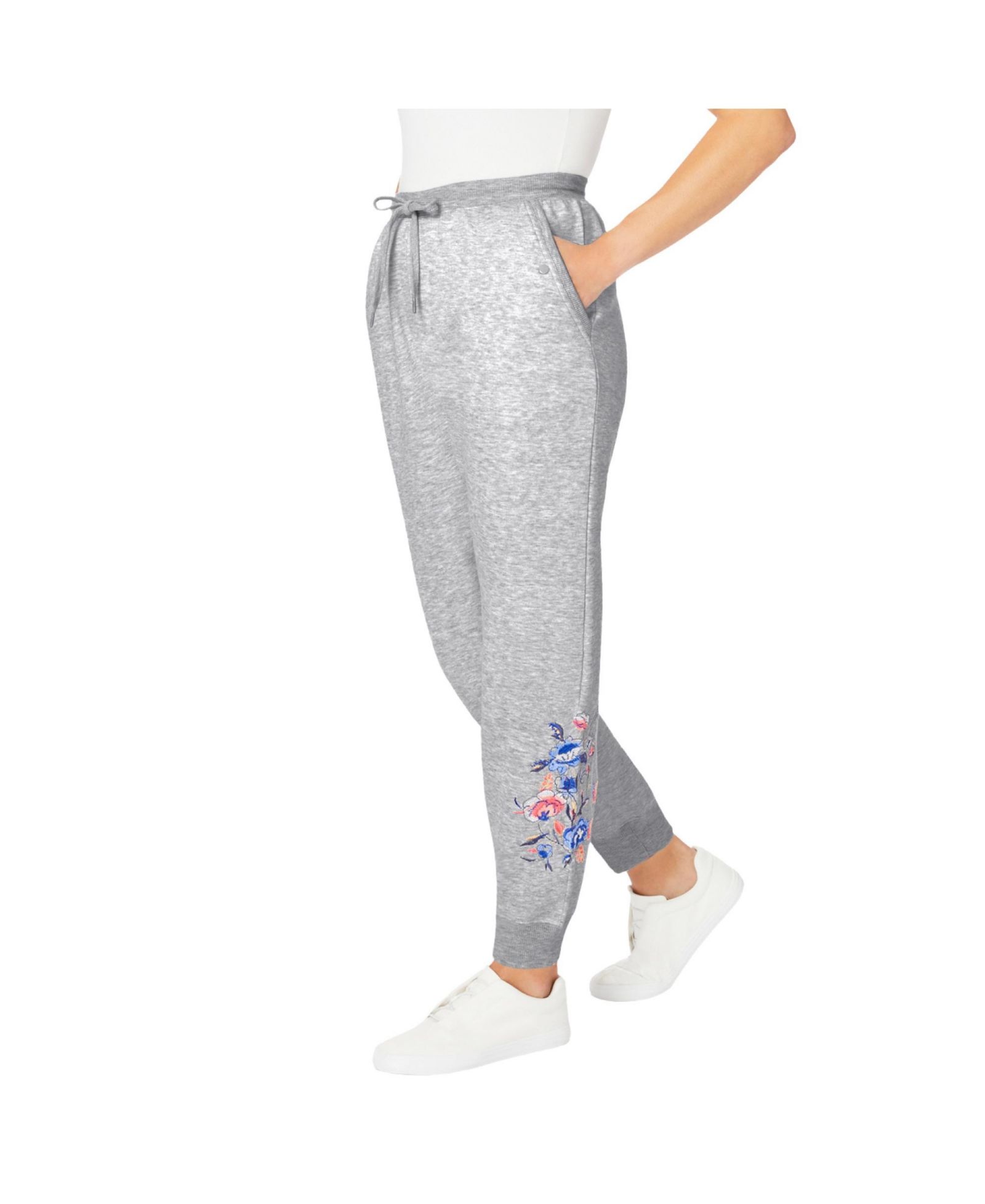 Woman Within Women's Within Better-Fleece Pull-On Jogger Sweatpants